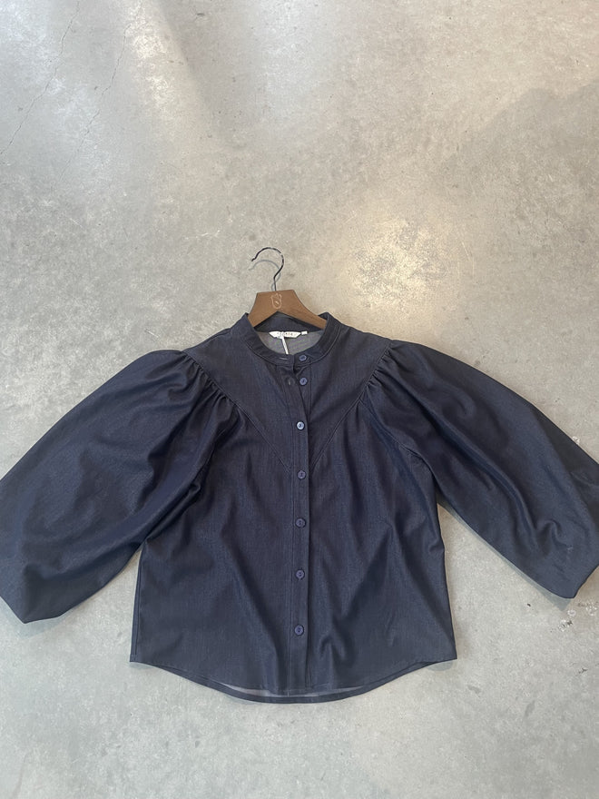 Bibi Blouse | Navy Blue