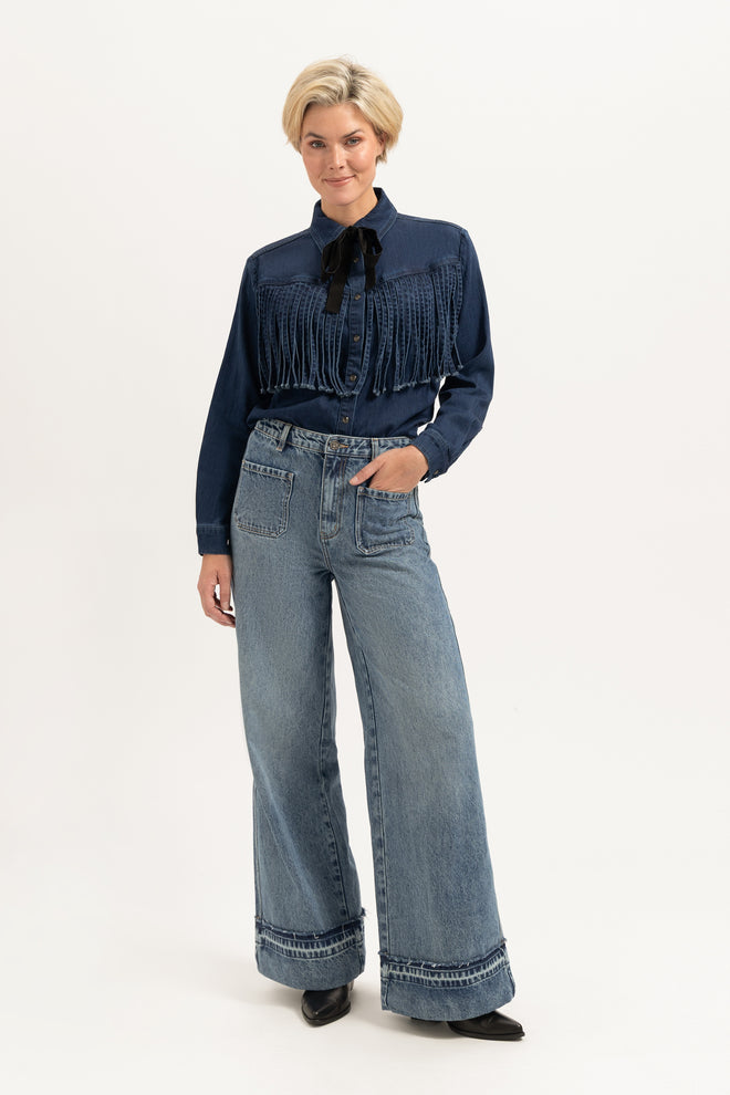 Blaster Blouse | Pure Blue