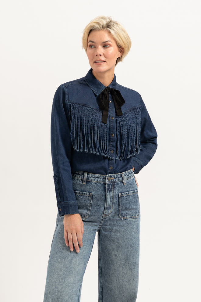 Blaster Blouse | Pure Blue