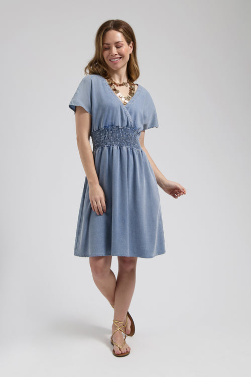 Cati dress | Mid Blue