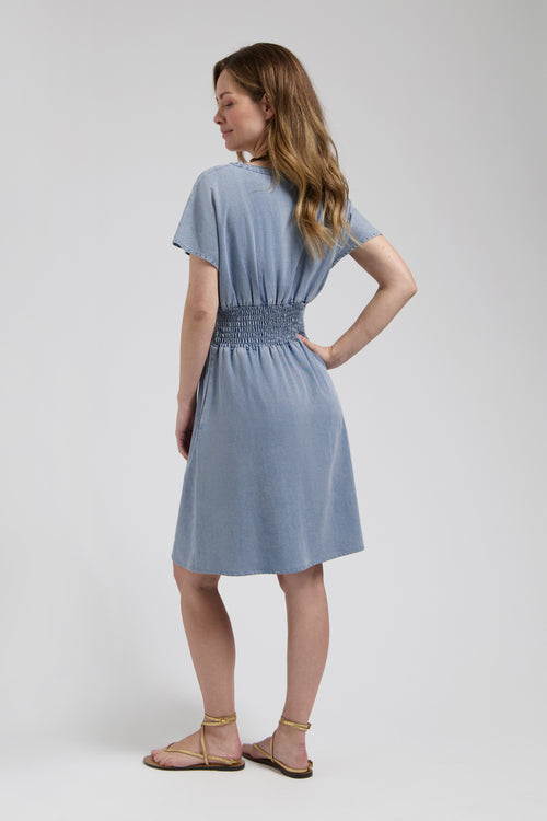 Cati dress | Mid Blue