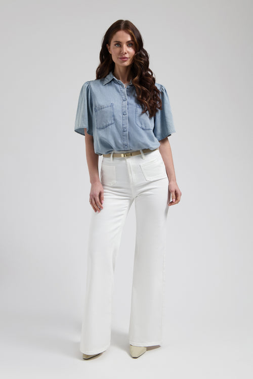Ana Flared Pocket | Off White