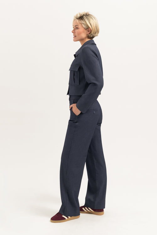 Esmee Jacket | Blue Melee