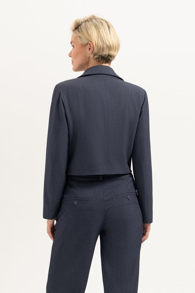 Esmee Jacket | Blue Melee