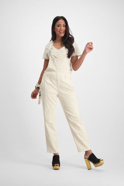 Elsy Dungaree | Cream