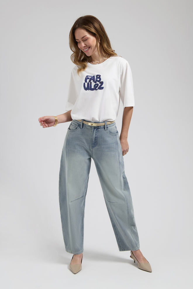 Simmy Barrel | Ash grey