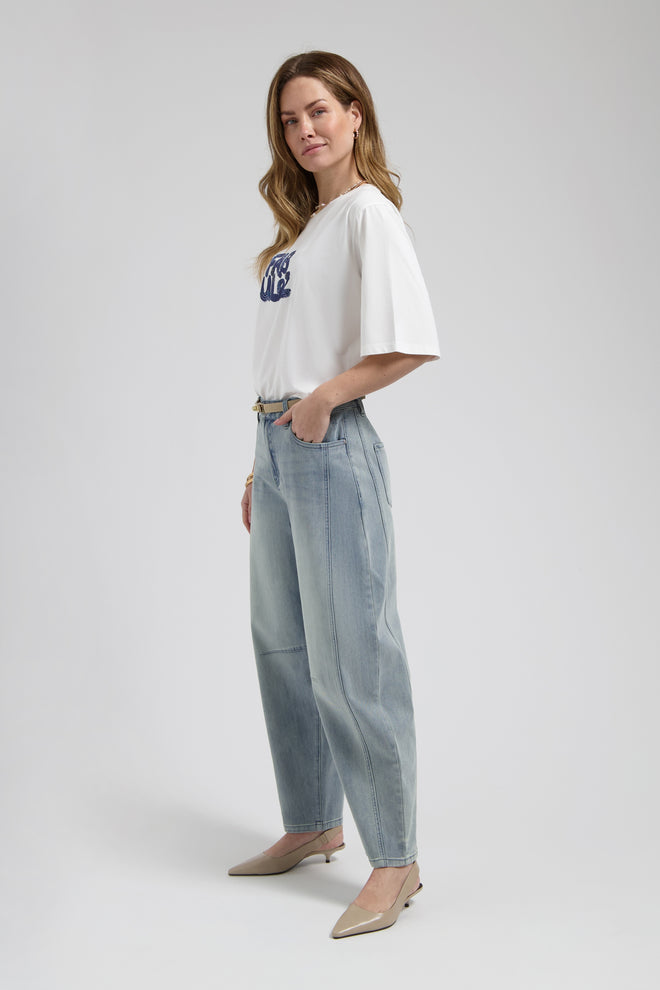 Simmy Barrel | Ash grey