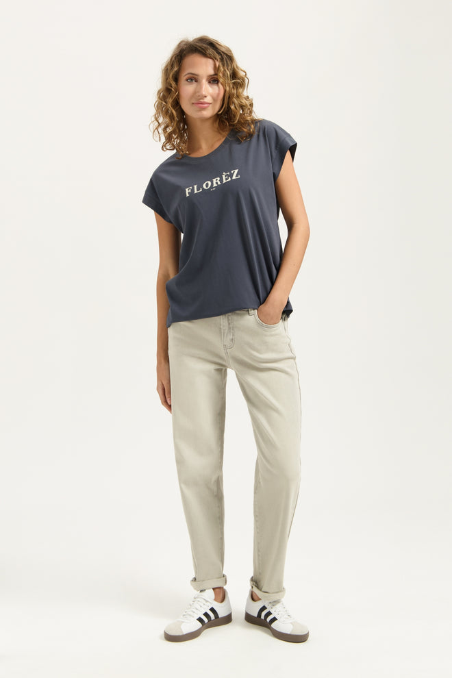 Fien T-shirt | Navy Blue