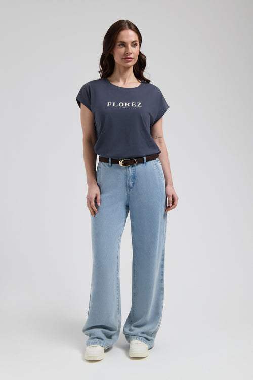 Fien T-shirt | Navy Blue