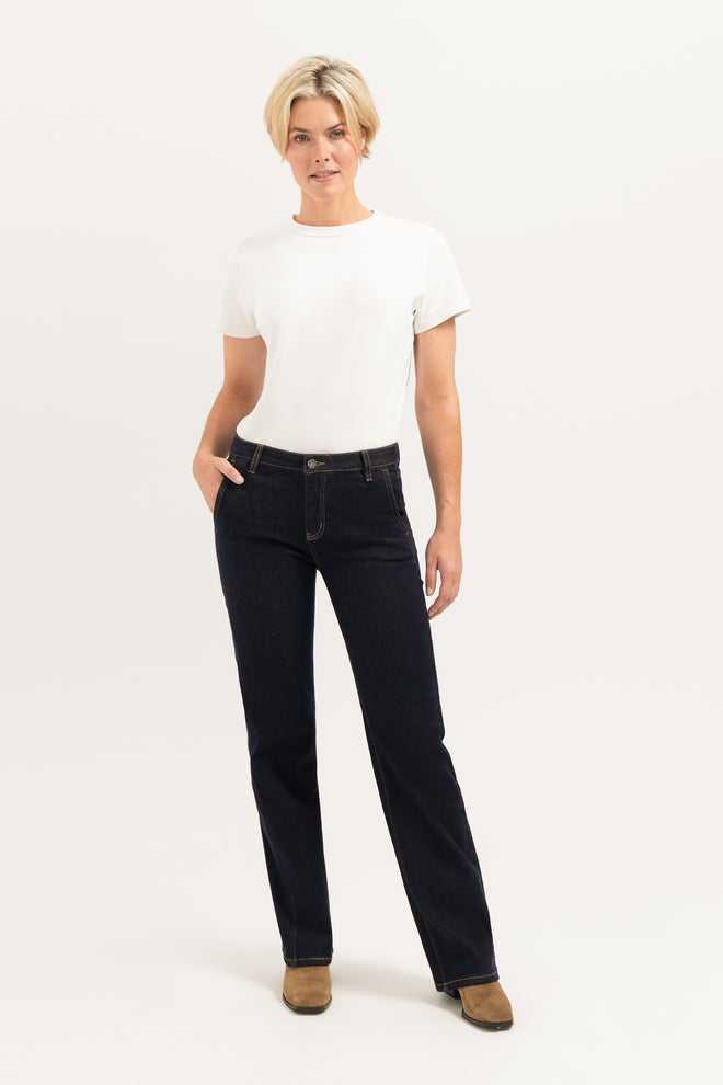 Rowie Straight | Rinse Denim
