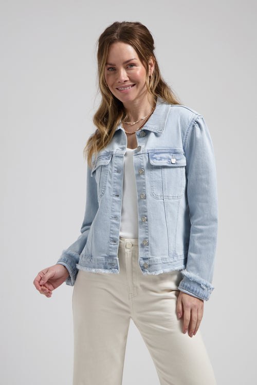 Florèz Jacket | Bleached Denim