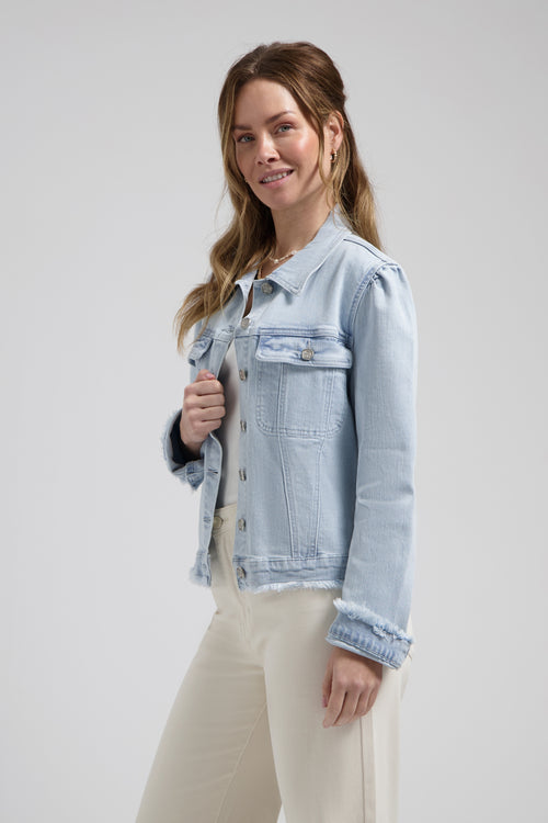 Florèz Jacket | Bleached Denim