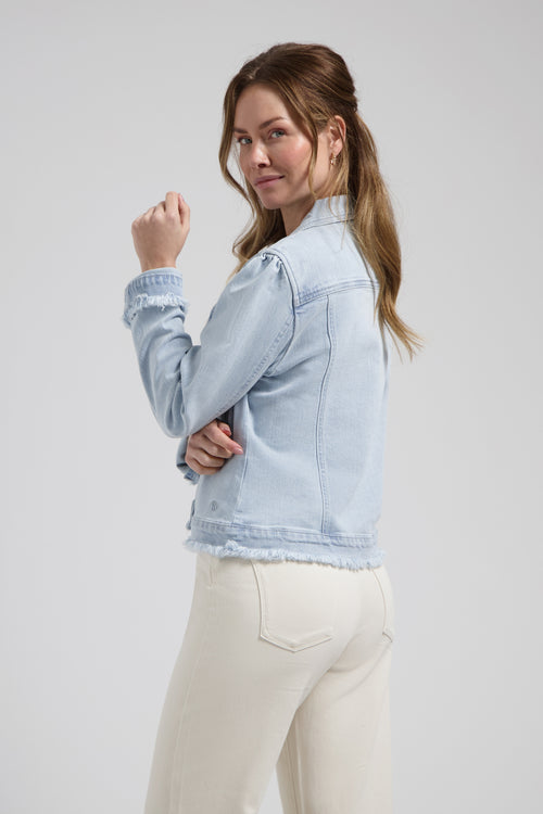 Florèz Jacket | Bleached Denim