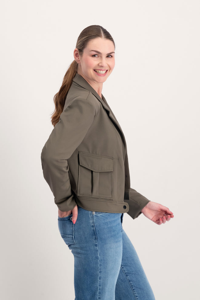 Gigi Jacket | Olive Green