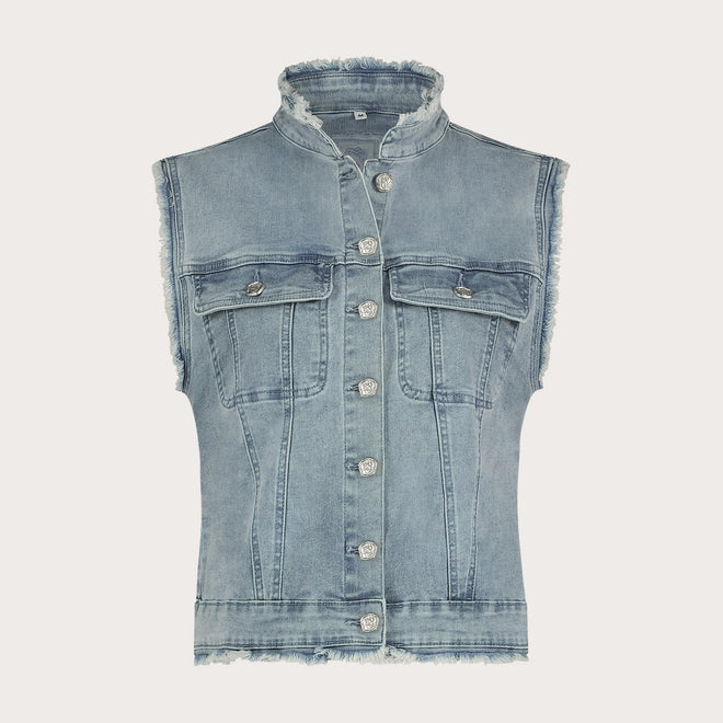 Ginny Gilet | Light Blue
