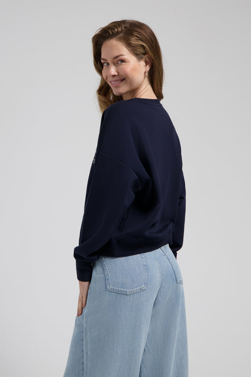 Ivy sweater | Navy Blue