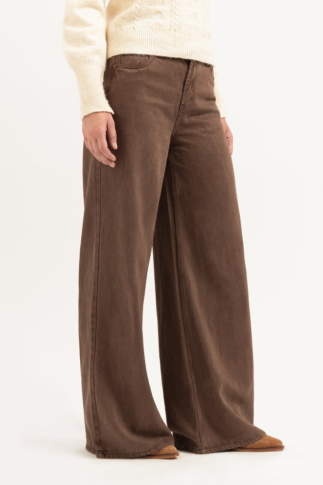 Liv Wide leg | Brown