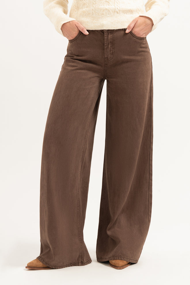 Liv Wide leg | Brown