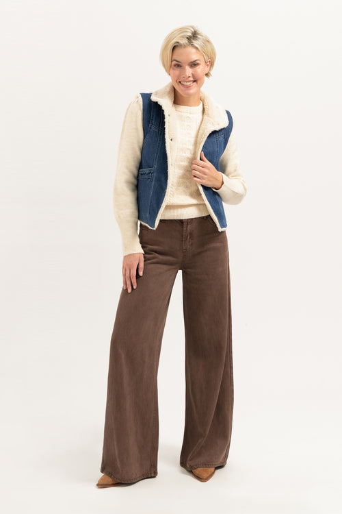 Teddy Gilet | Mid Blue