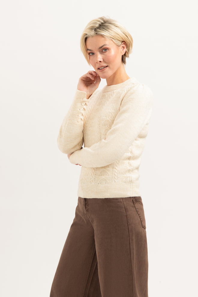 Cody Sweater | Wisper White