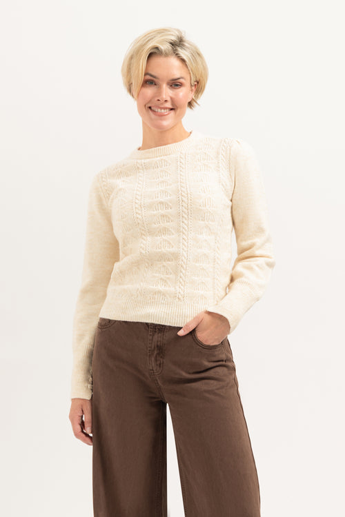 Cody Sweater | Wisper White