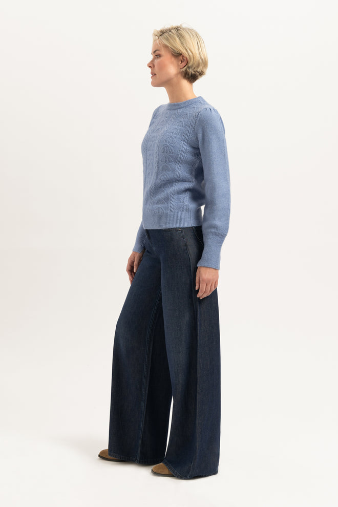 Liv Wide leg | Indigo Blue