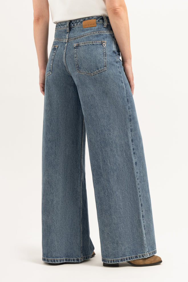 Liv Wide leg | Stormy Blue