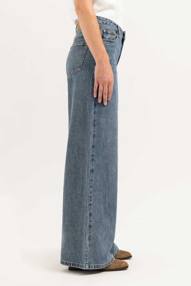 Liv Wide leg | Stormy Blue