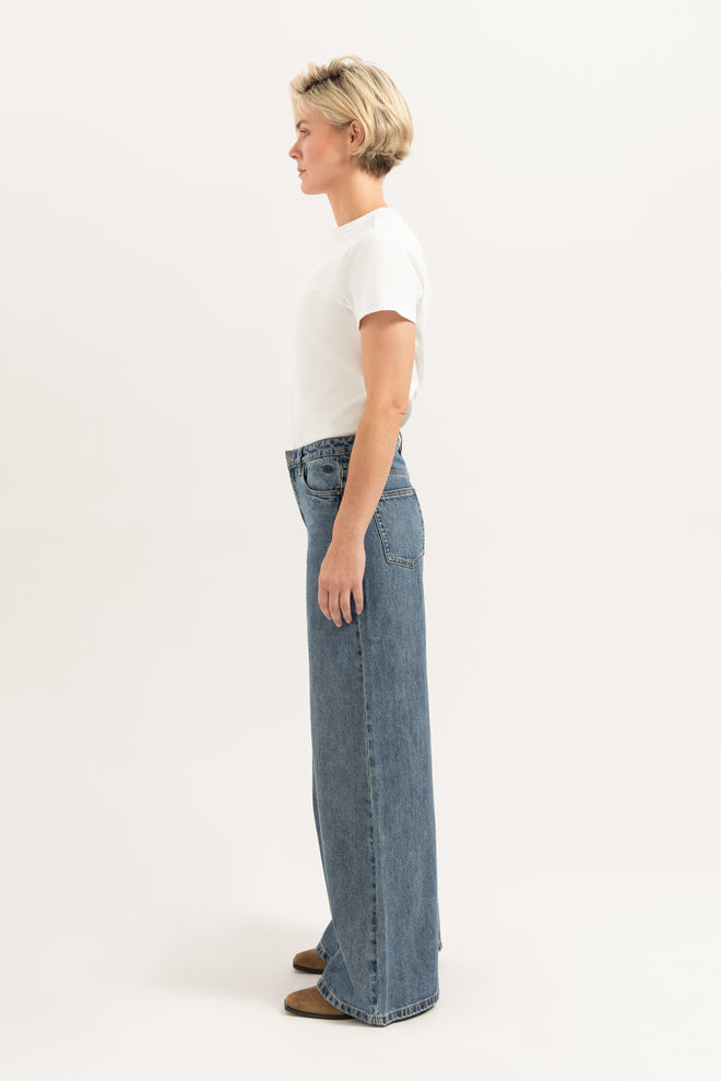 Liv Wide leg | Stormy Blue