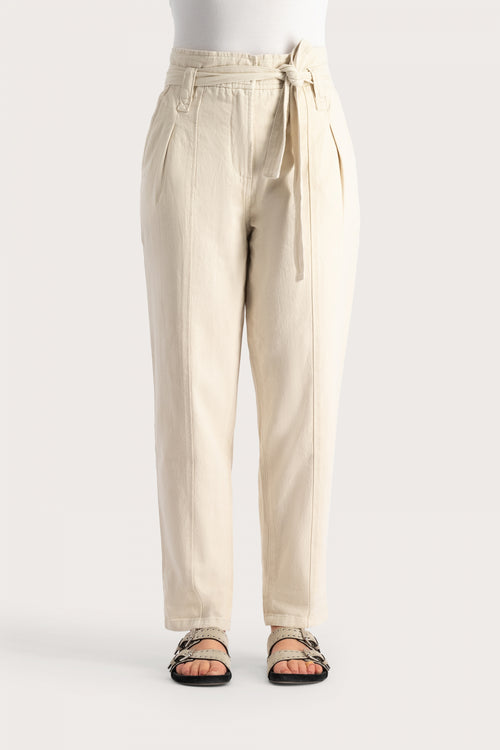 Liv Trouser | Ivory Cream