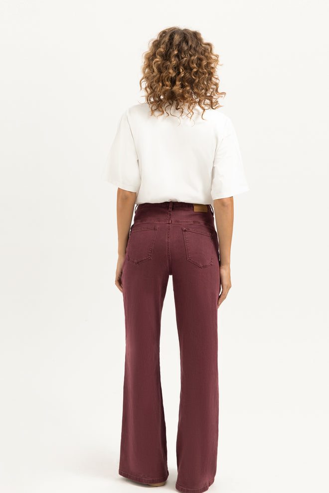 Ana Flared | Burgundy