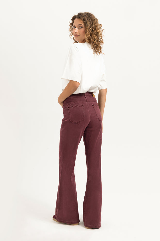 Ana Flared | Burgundy