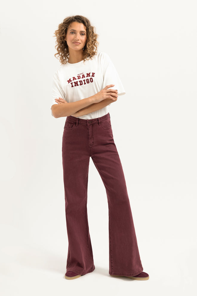 Ana Flared | Burgundy