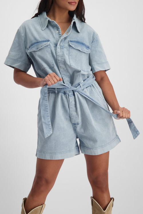 Noortje Jumpsuit | Soft Blue