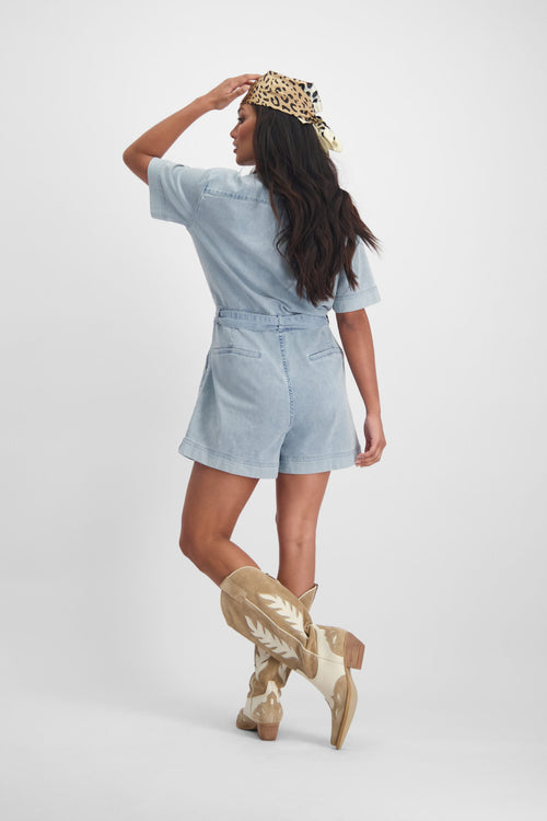 Noortje Jumpsuit | Soft Blue