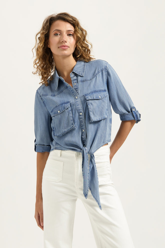 Rosie Blouse | Light Blue