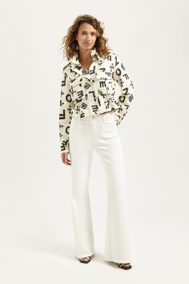 Seven Jacket | Letter Print