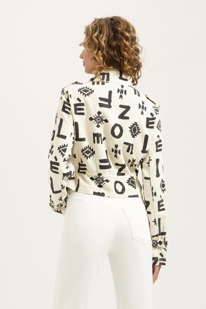 Seven Jacket | Letter Print
