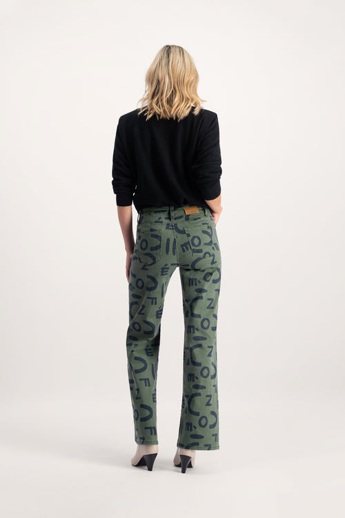 Sophie Print | Olive Green