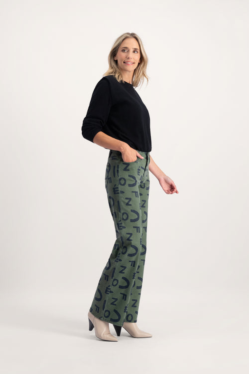 Sophie Print | Olive Green