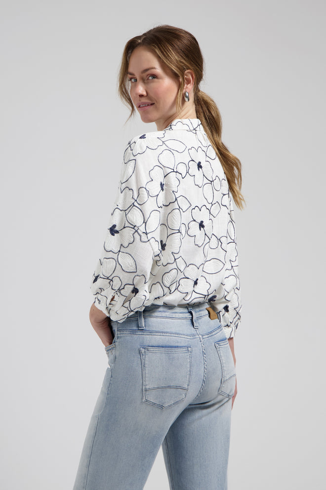 Cath blouse | Flower White