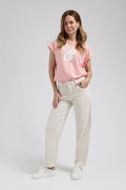 Bella T-shirt | Pinky rose
