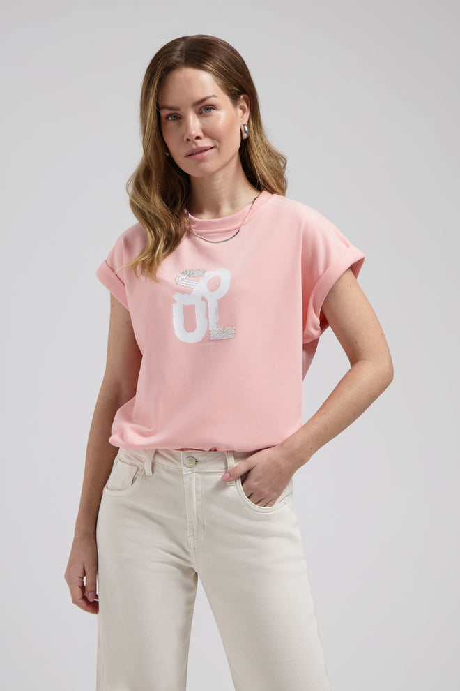 Bella T-shirt | Pinky rose