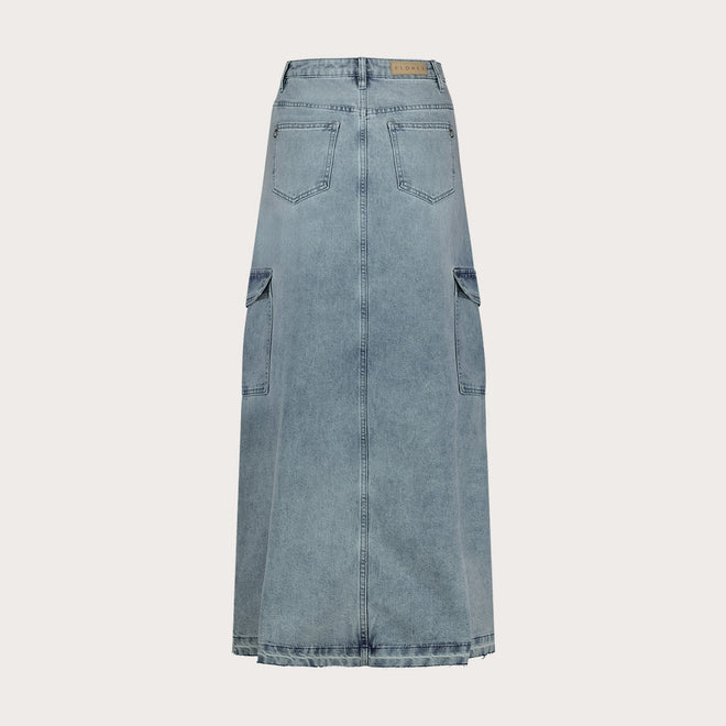 Zoe Skirt Cargo | Light Blue